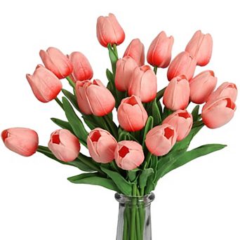 Artificial Tulips Real Touch Silk Faux Home Wedding Party