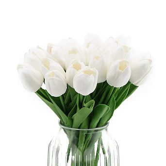 Artificial Tulips Real Touch Silk Faux Home Wedding Party