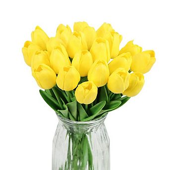 Artificial Tulips Real Touch Silk Faux Home Wedding Party