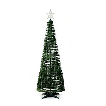 Gymax 6FT Retractable Smart Celebration Christmas Tree Pop-Up Decor w/ 282 LED Lights