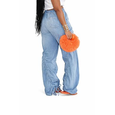 Loose Fit Wide Leg Cargo Pants Women