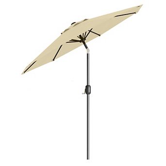 ANIXOL Patio Umbrella with Crank Lift and Adjustable Tilt