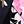 Black Pink Printed