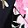 Black Pink Printed