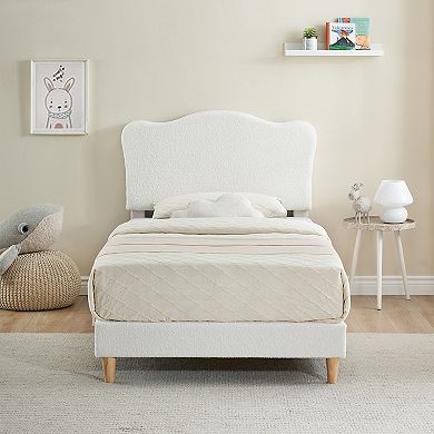 ANIXOL Soft Upholstered Platform Bed Frame