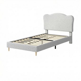 ANIXOL Soft Upholstered Platform Bed Frame