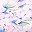 Blue White Flower
