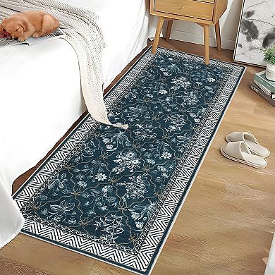 Area Rug Home Decor for Entryway, Bedroom, Living Room, Office, Kitchen , Printed Accent Rugs