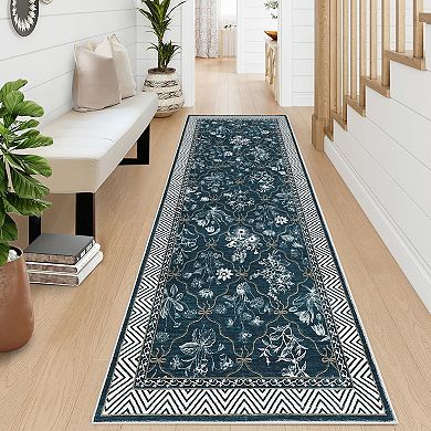 Area Rug Home Decor for Entryway, Bedroom, Living Room, Office, Kitchen , Printed Accent Rugs