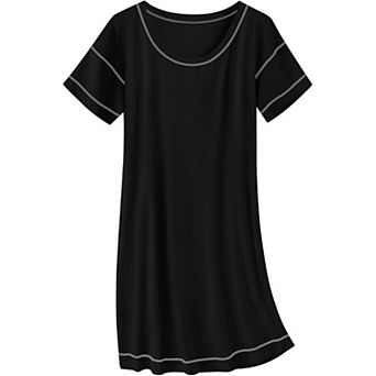 Ekouaer Cotton Nightgowns for Women Oversized Sleepshirt Tshirt Night Gown Night Shirt Casual Soft