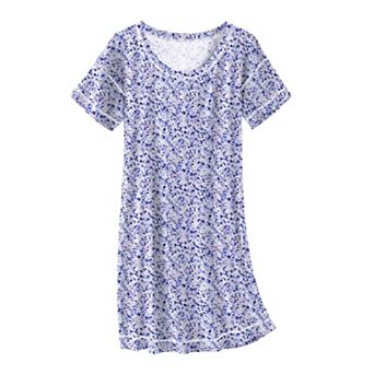 Ekouaer Cotton Nightgowns for Women Oversized Sleepshirt Tshirt Night Gown Night Shirt Casual Soft