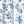 White Blue Floral