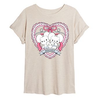 Juniors' Pokémon Maushold Coquette Oversized Tee