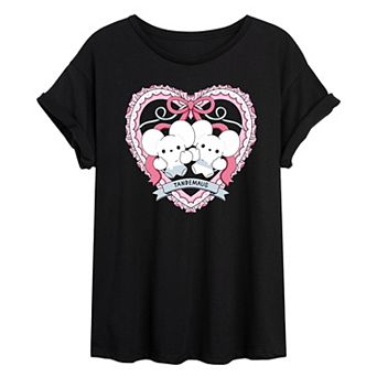 Juniors' Pokémon Tandemaus Coquette Oversized Tee
