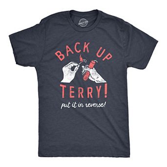 Mens Back Up Terry Put It In Reverse T Shirt Funny Fireworks Tee