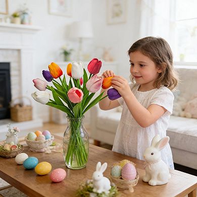 Artificial Tulips Real Touch Flowers Home Decor