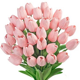 Artificial Tulips Real Touch Flowers Home Decor