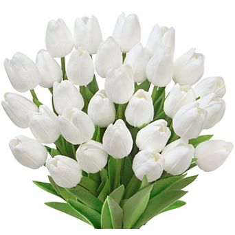 Artificial Tulips Real Touch Flowers Home Decor