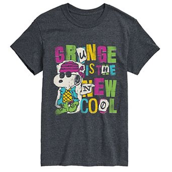 Men's Peanuts Snoopy Grunge Graphic Tee