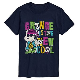 Men's Peanuts Snoopy Grunge Graphic Tee