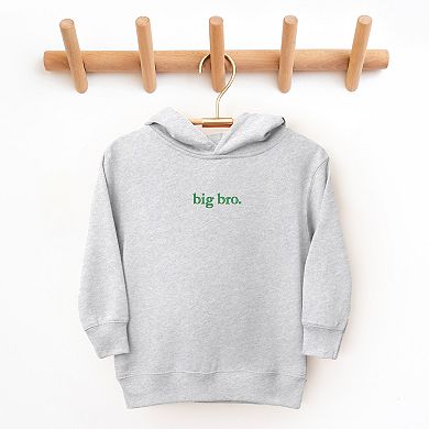 Embroidered Big Bro Typewriter - Toddler Hoodie
