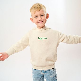 Embroidered Big Bro Typewriter - Toddler Hoodie