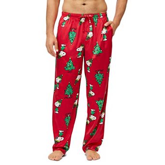Men's Peanuts Christmas Pattern Pajama Pants