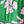 Green Pink Printed