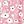 Pink Floral Printed