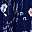 Navy Floral
