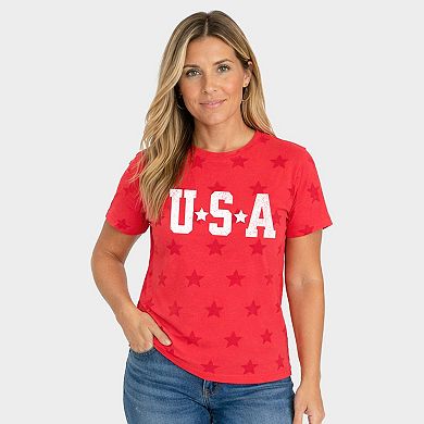 USA Stars - Women's Short Sleeve Star Tee