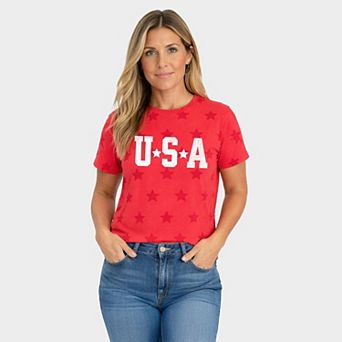 USA Stars - Women's Short Sleeve Star Tee