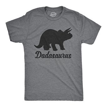 Mens Dadasaurus T Shirt Funny Fathers Day Dinosaur Tee for Guys