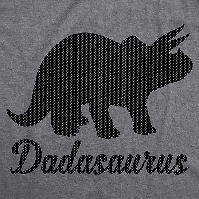 Mens Dadasaurus T Shirt Funny Fathers Day Dinosaur Tee for Guys