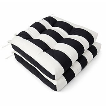 Outdoor Chair Cushions Set of 2, 19 x 19 x 4 Inch Waterproof Patio Chair Pads for Dining Chairs