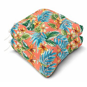 Outdoor Chair Cushions Set of 2, 19 x 19 x 4 Inch Waterproof Patio Chair Pads for Dining Chairs