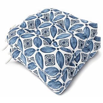 Outdoor Chair Cushions Set of 2, 19 x 19 x 4 Inch Waterproof Patio Chair Pads for Dining Chairs