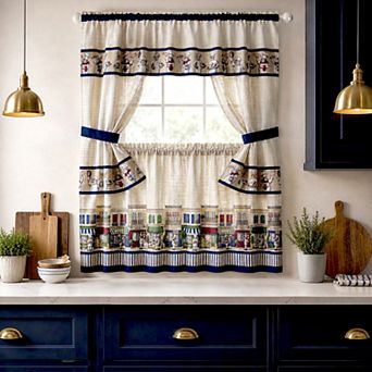 Achim Bon Appetit Cottage Window Curtain Set