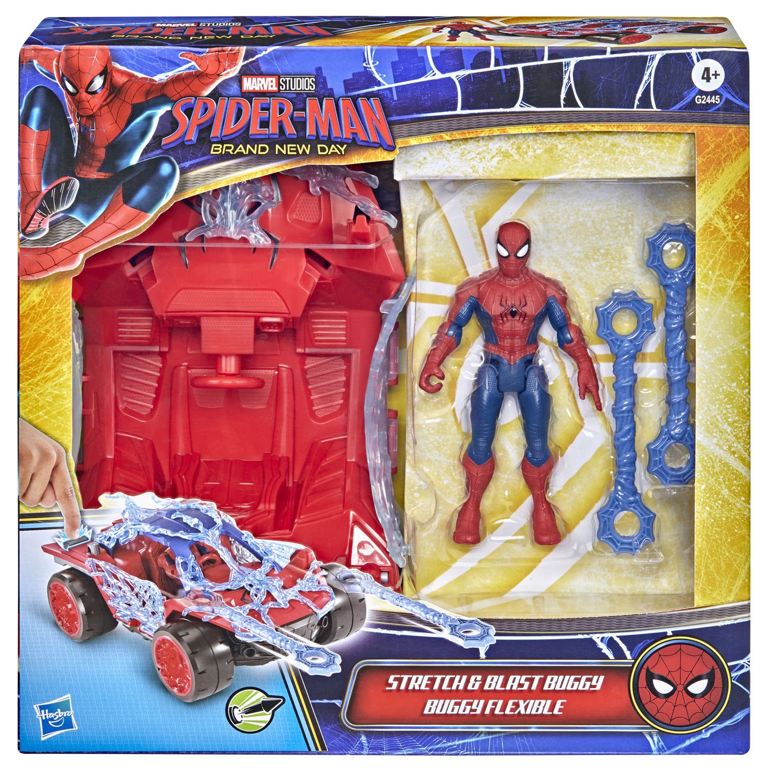 Детские фигурки Marvel Spider-Man ActionVerse Stretch & Blast Buggy by Hasbro — фото 2