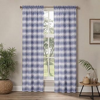 Achim Gramercy Rod Pocket Single Window Curtain Panel