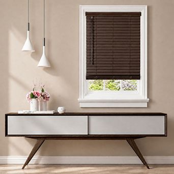 Achim Cordless Faux Wood Plantation Blind