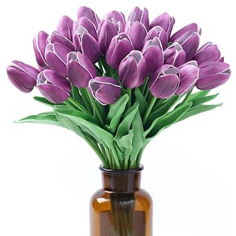 Artificial Tulips Real Touch PU Flowers Home Decor