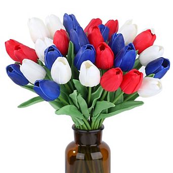 Artificial Tulips Real Touch PU Flowers Home Decor