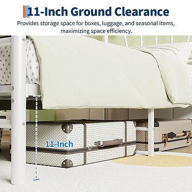 ANIXOL Heart Design Metal Platform Bed