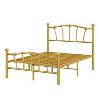 ANIXOL Heart Design Metal Platform Bed