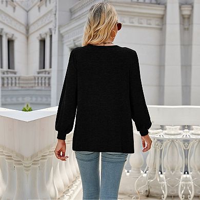 Womens Crewneck Sweatshirt Casual Long Sleeve Pullover Tops Lightweight Shirts Dressy Work Outfits