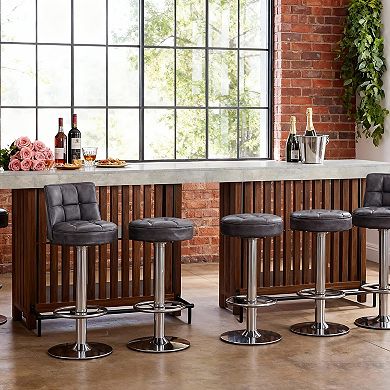 ANIXOL Counter Height Storage Bar Table