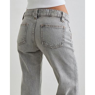 Women's Mid Rise Stretchy Bootcut Jeans, Curvy Fit Flared Denim Pants