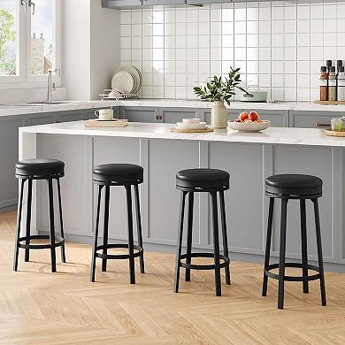 ANIXOL Swivel Counter Height Bar Stools