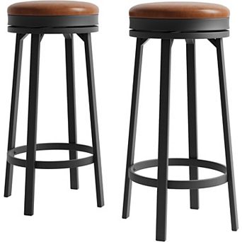 ANIXOL Swivel Counter Height Bar Stools